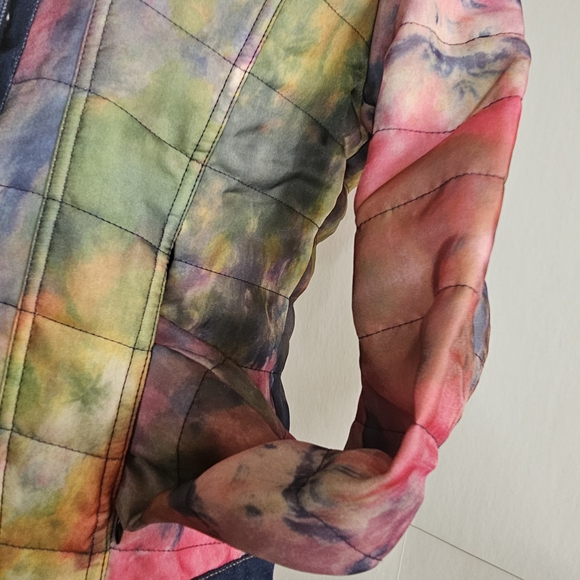 Oolala  Multicolor Tie-Dye Jean Jacket - Picture 5 of 16